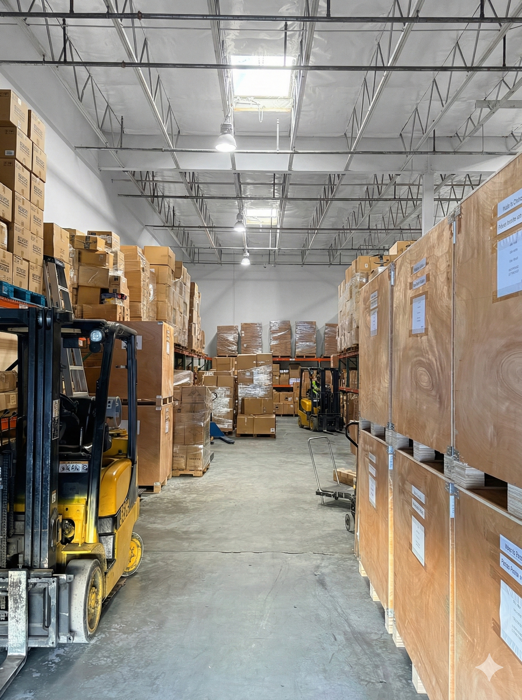 Modern warehouse and logistics